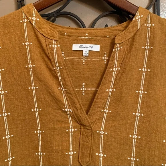 Madewell Lakeline Popover Top - Picture 4 of 9